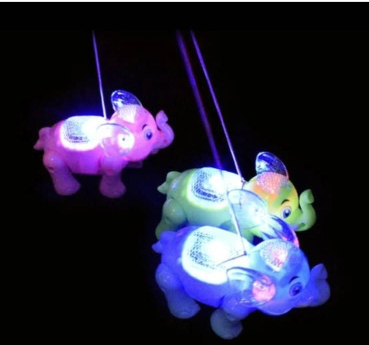 Musical Elephant Toy with Lights, Sounds – Fun Crawling Companion for Kids
