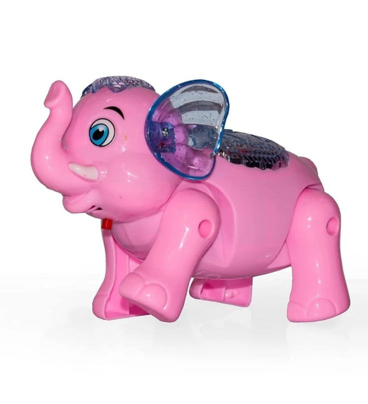 Musical Elephant Toy with Lights, Sounds – Fun Crawling Companion for Kids