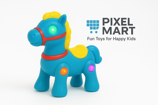 Electric Walking Pony Toy with Lights, Music & Movement – Colorful Interactive Horse for Kids